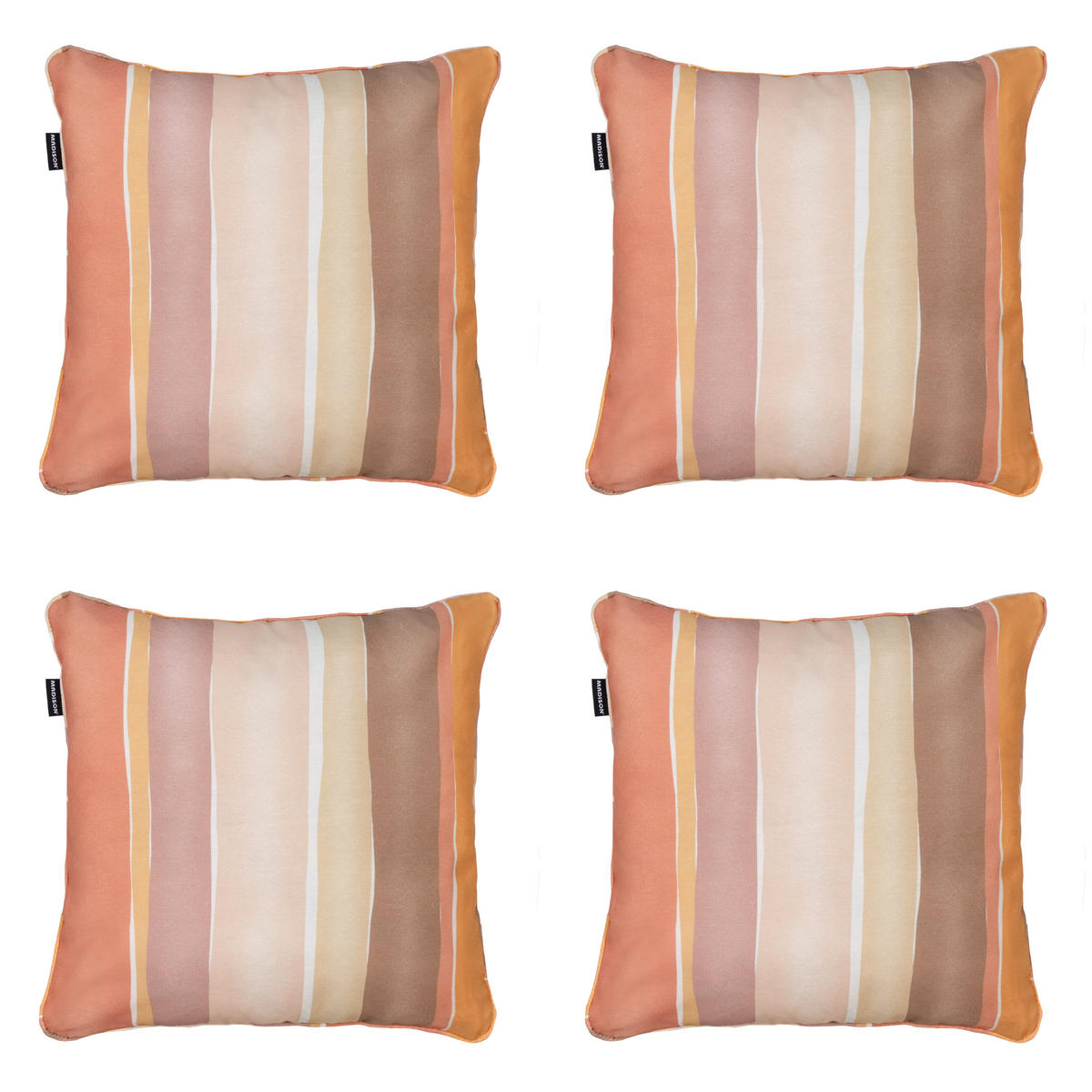 DEKORATIONSKISSEN Nox - Mehrfarbig - 50/50/10 cm - 4er-Set - Multicolor, Textil (50/50cm) - Madison