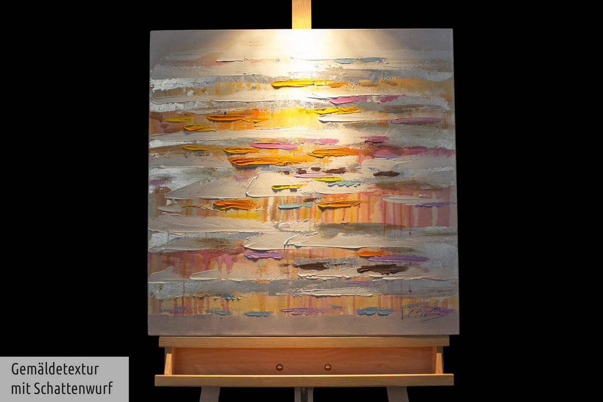 ÖLGEMÄLDE 60/60 cm - Multicolor, Holz/Textil (60/60cm) - KUNSTLOFT