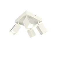 DECKENLEUCHTE - Weiß Hochglanz, Metall (25/25/18cm) - Lumicom