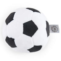 SOFTBALL Fußball mit Rassel Ø 10 cm Stoffball Baby mit Rassel weicher Plüschball kleiner Greifball Baby Sp - Weiß, Textil (10/10cm) - Bieco Spielwaren