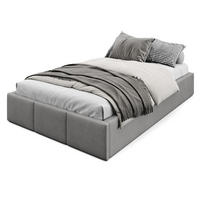 POLSTERBETT für Schlafzimmer Bett mit Stauraum Grau 120x200cm - Grau, Holzwerkstoff/Textil (120/200cm) - Muralo