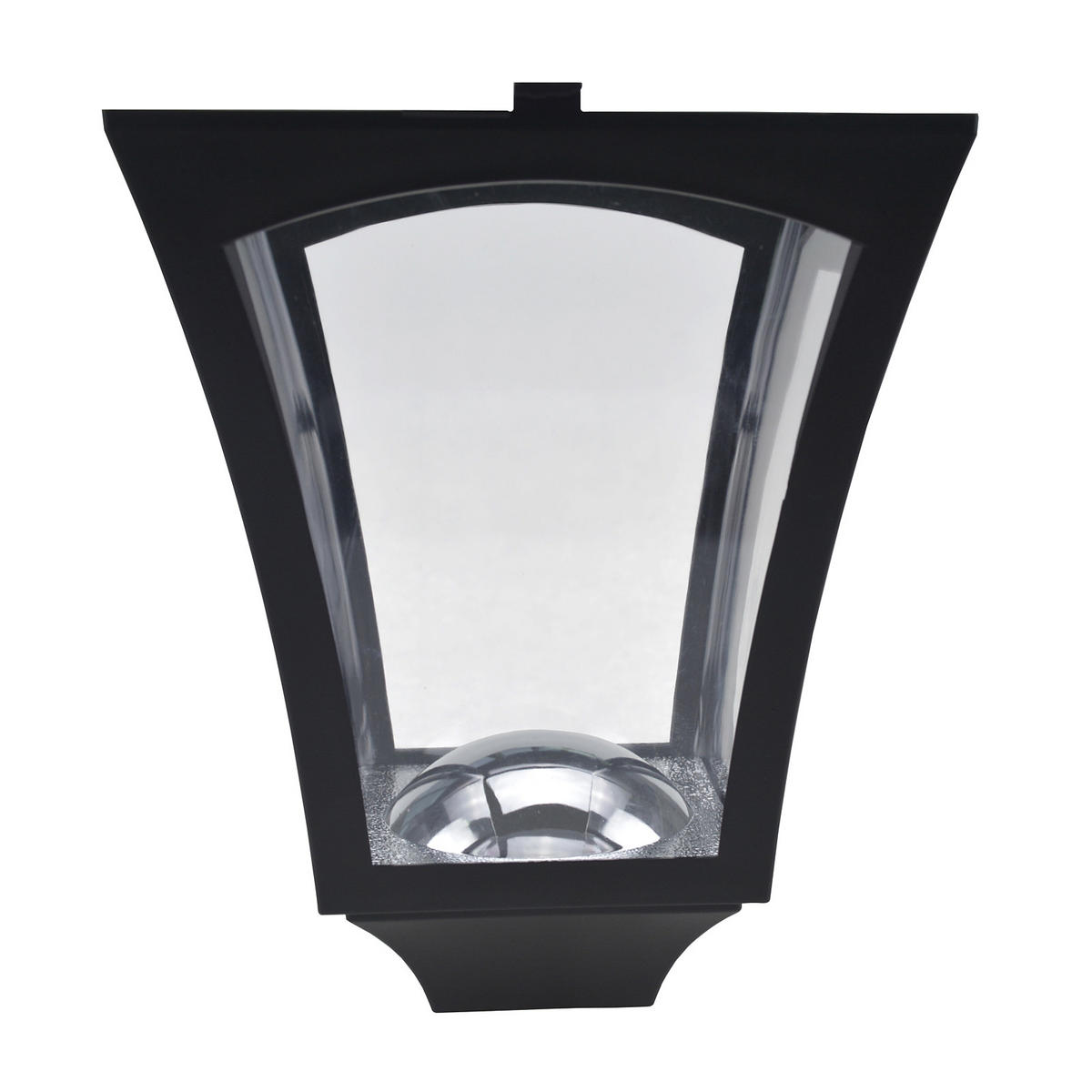GARTENLATERNE, Schwarz, Edelstahl, Kunststoff - Schwarz, Metall (18/18/160cm) - Outsunny