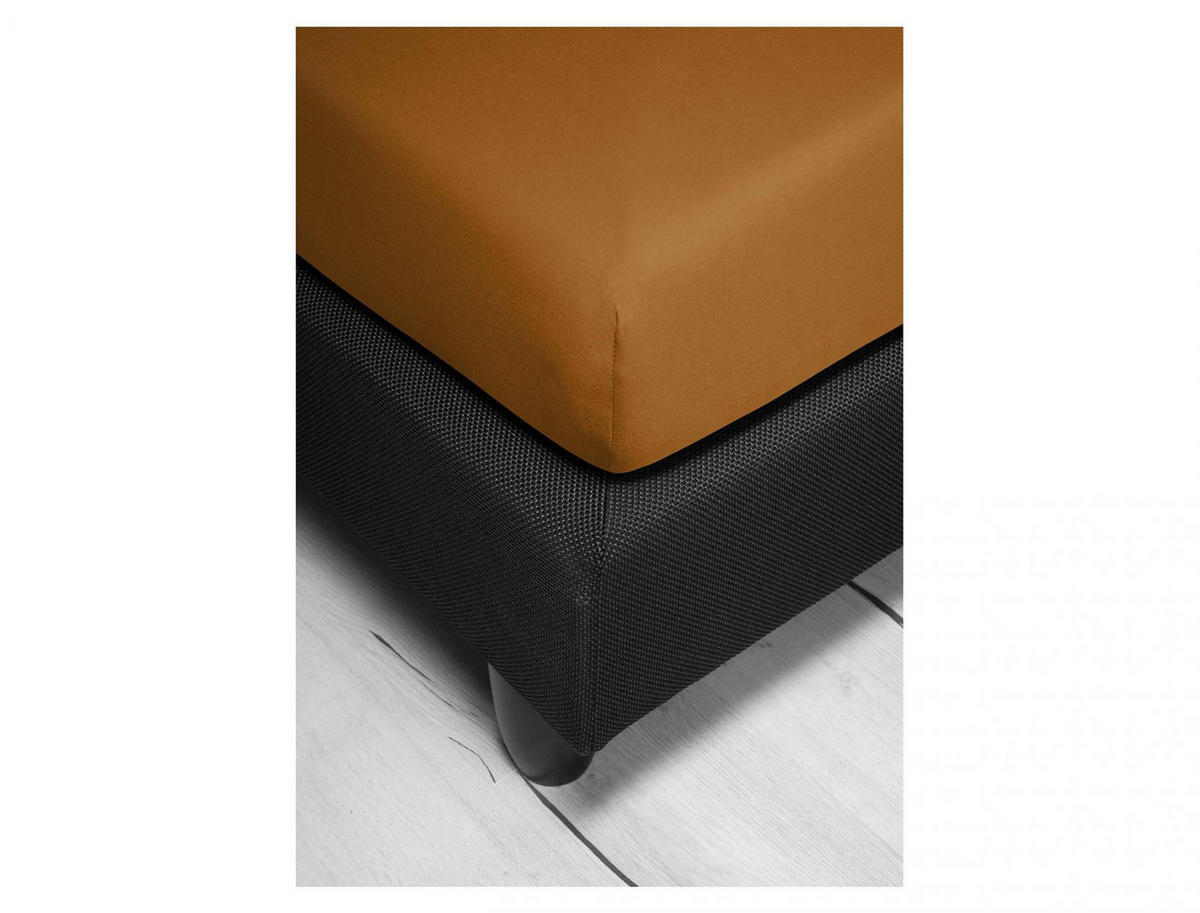 SPANNBETTTUCH ROYAL 0003 - Braun, Textil (150/200cm) - Irisette