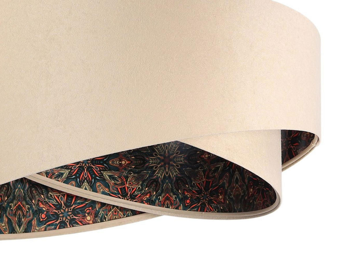 HÄNGELEUCHTE Bunt 50/23 cm - Beige, Kunststoff (50/1.3/23cm) - ONZENO
