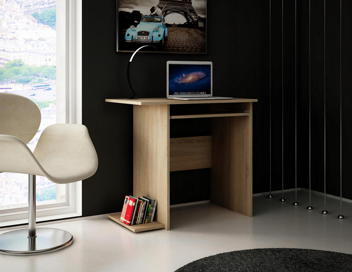 SCHREIBTISCH B5 Sonoma Eiche 80/50/74 cm - Sonoma Eiche, Holzwerkstoff (50/80/74cm) - Matkam Möbel