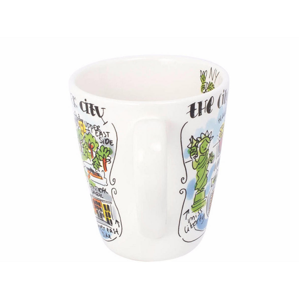 BECHER New York in Bunt - 350 ml - Multicolor, Keramik (0.35L) - Blond Amsterdam