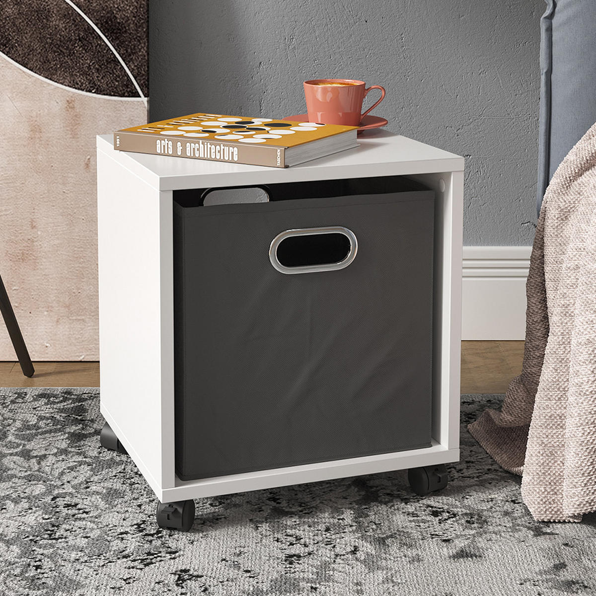 KONFERENČNÍ STŮL Bílá - bílá, kompozitní dřevo (30.8/36.8/42.4cm) - Vicco