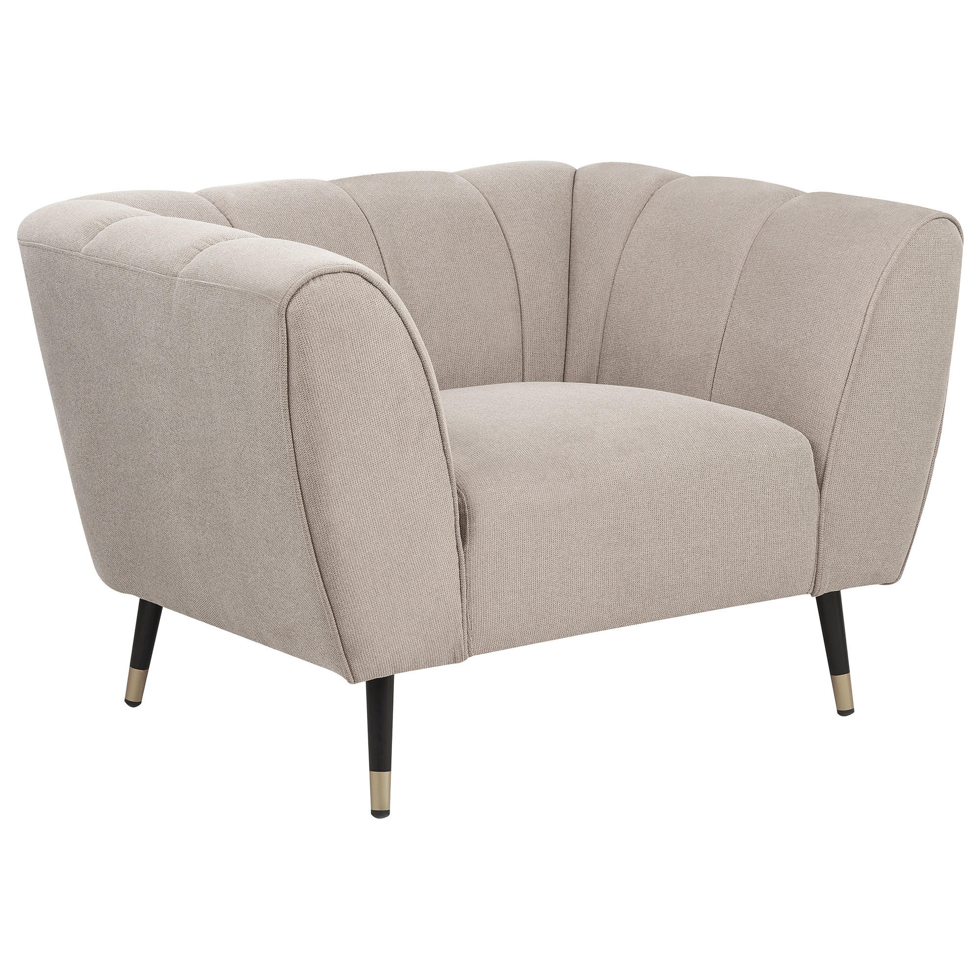 Beliani KŘESLO Taupe Orsta