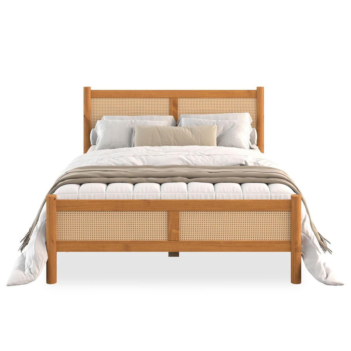 MASSIVHOLZBETT CEFIRA 160x200 cm Eiche - Eichefarben, Holz (160/200cm) - IDIMEX