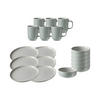 FRÜHSTÜCKSSERVICE Jasper mint 18er Set - Mintgrün, Keramik (1/1/1cm) - Ritzenhoff Breker