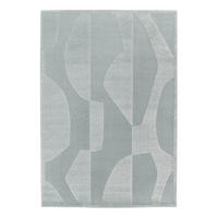 TEPPICH sehr weich mit Relief-Effekt blau - Blau, Textil (120/170cm) - AFK Living