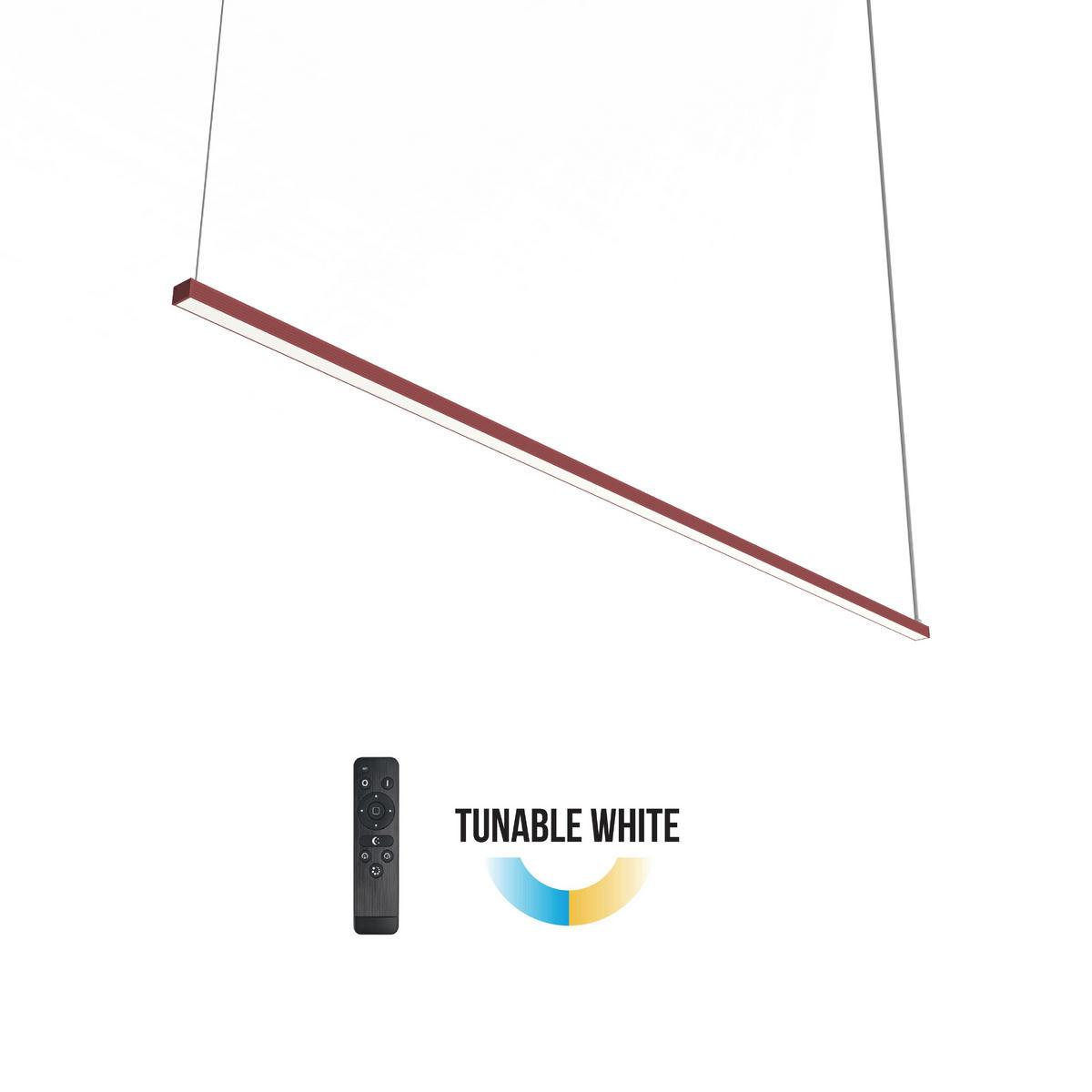 LED-HÄNGELEUCHTE - Rot, Metall (2/100/2cm) - Lumicom