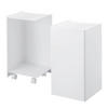 TOILETTENPAPIER-AUFBEWAHRUNG Tower weiß 23/43/23 cm - Weiß, Metall (23/43/23cm) - Yamazaki
