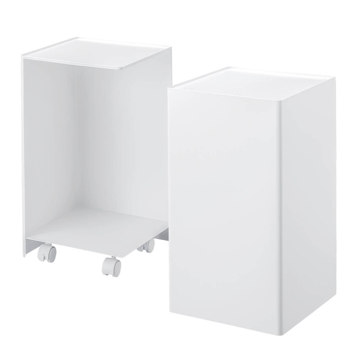 TOILETTENPAPIER-AUFBEWAHRUNG Tower weiß 23/43/23 cm - Weiß, Metall (23/43/23cm) - Yamazaki