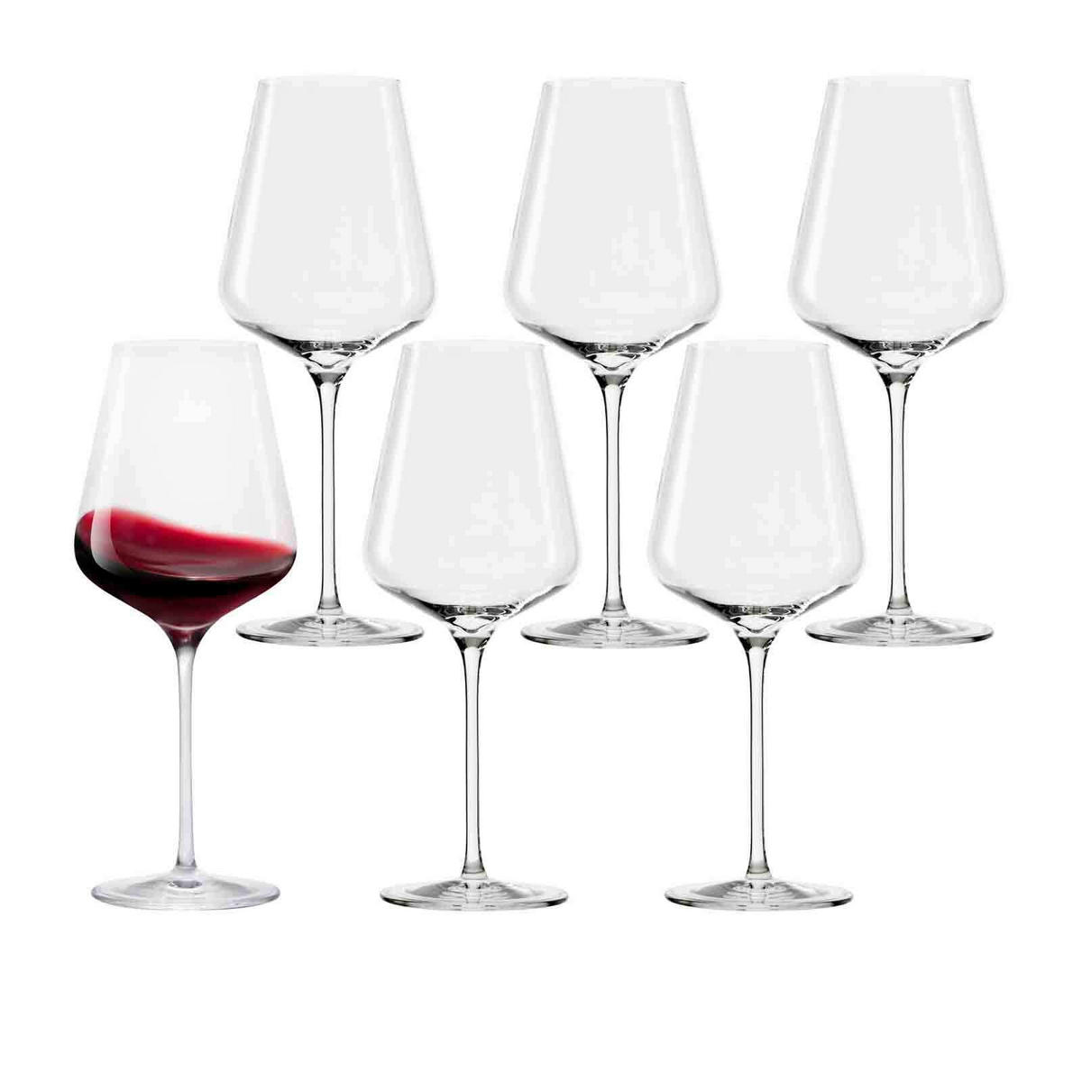 BORDEAUXGLÄSER Quatrophil transparent 645 ml 6er Set - Transparent, Glas (0.645L) - Stölzle Lausitz
