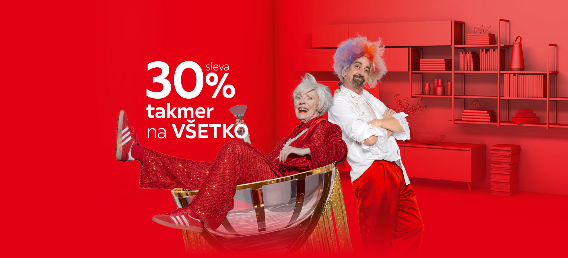 zľava 30 % takmer na všetko