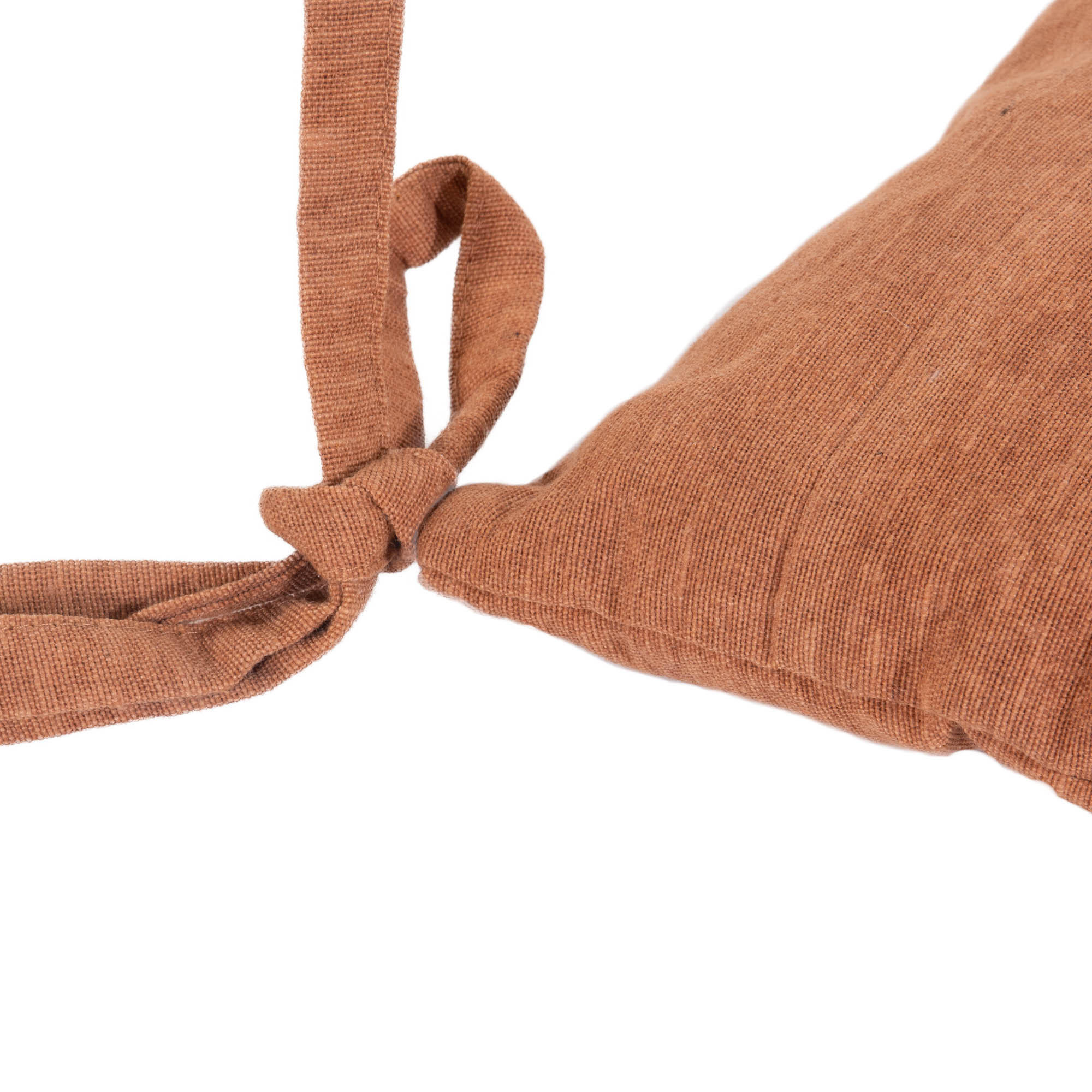 SITZKISSEN 40/40 cm - Terra cotta, Naturmaterialien (40/40cm)