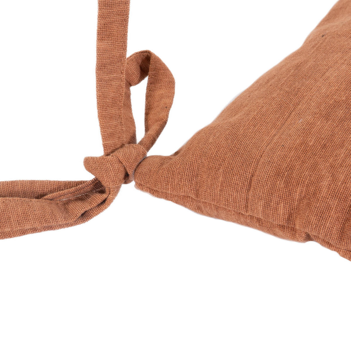 SITZKISSEN 40/40 cm - Terra cotta, Naturmaterialien (40/40cm)