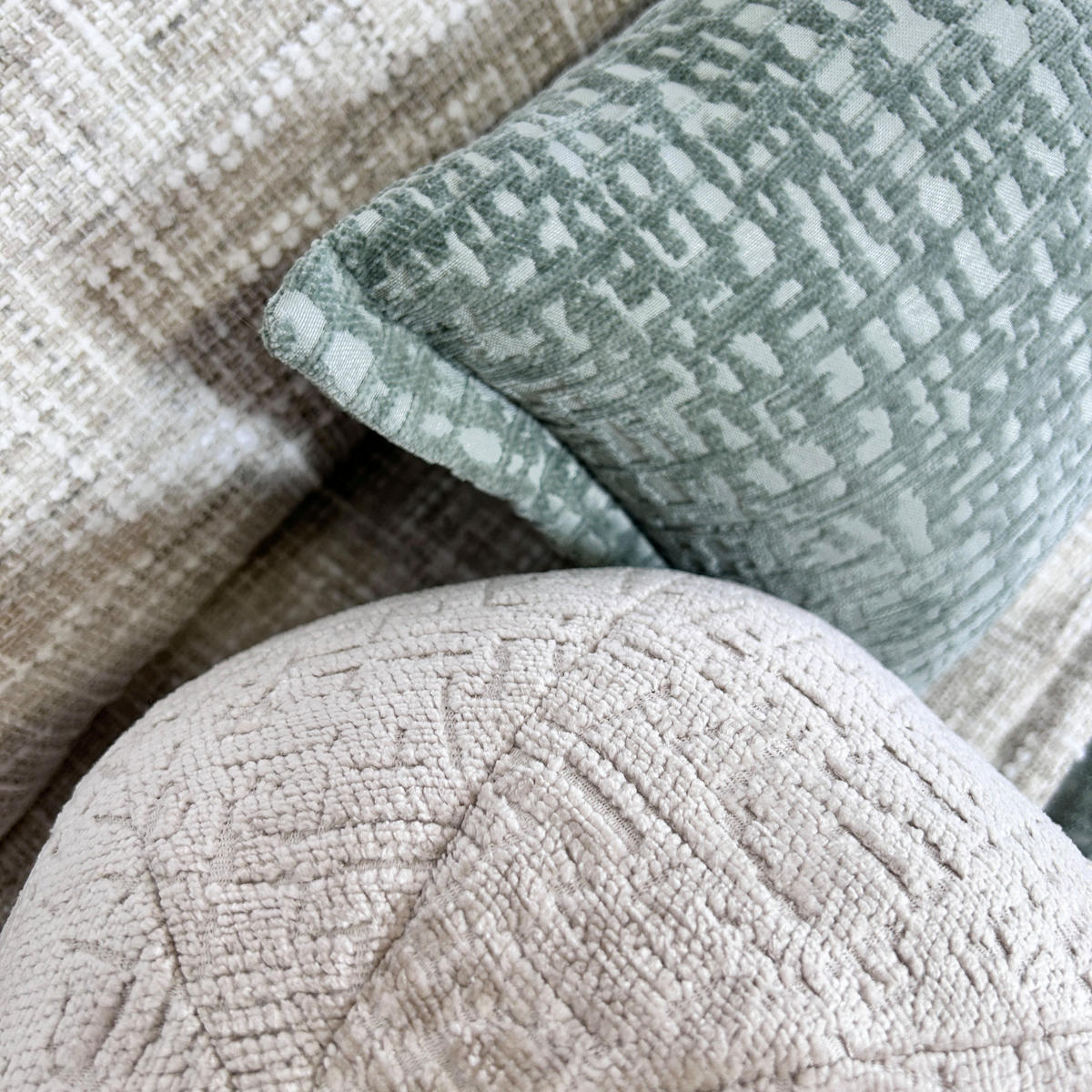 SET AUS ZWEI ZIERKISSEN Happy Pill Beige 13/30 cm - Beige, Textil (30/30cm) - Maison de Reve