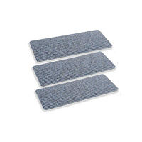 FUSSMATTE INNEN RB 3ER SET - Grau, Textil (25/60cm) - Astra