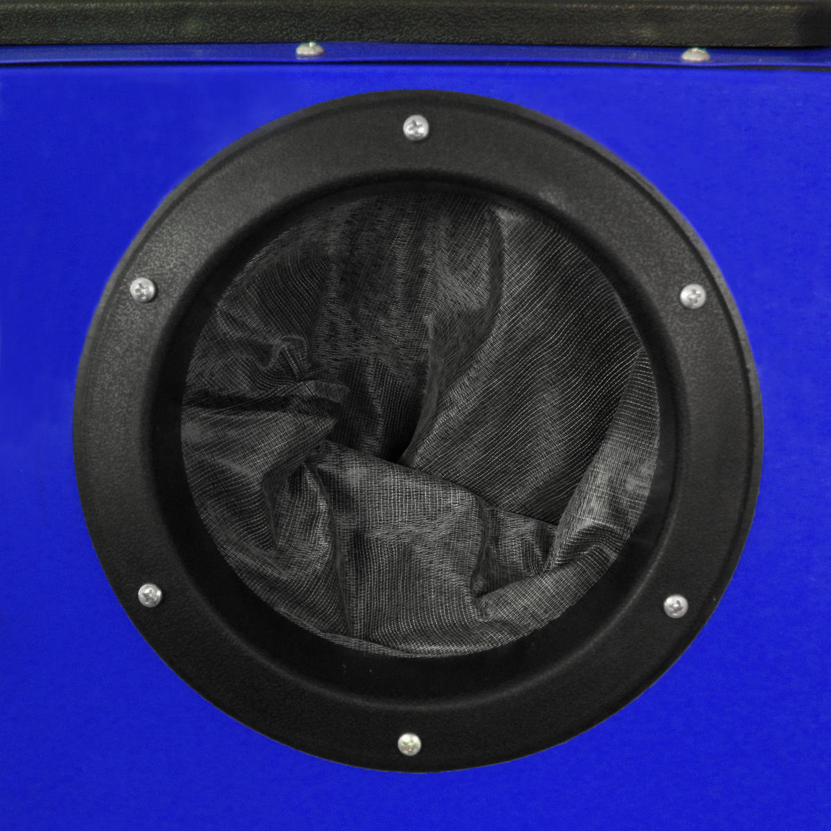 SANDSTRAHLKABINE 220L - Blau, Metall (24/63/91cm) - MaxBlast