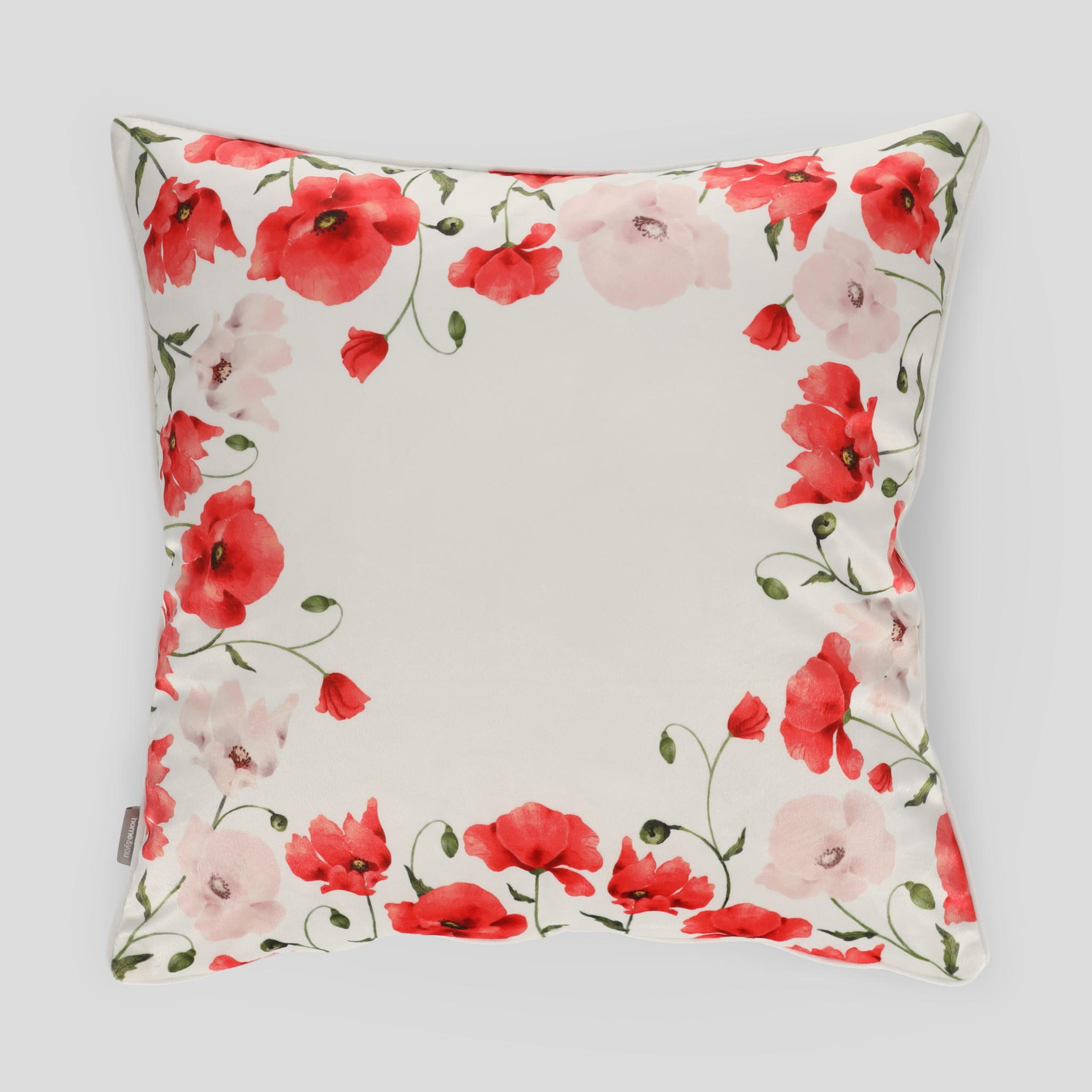 KISSENBEZUG Popini - Rot, Textil (45/45cm) - home&you