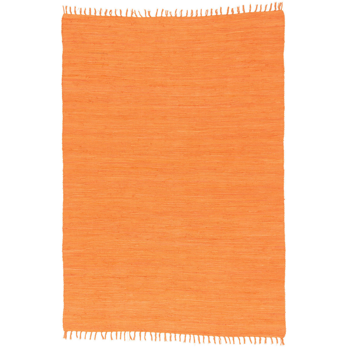 BAUMWOLLE NATUR TEPPICH JOLLY COTTON - Terracotta, Textil (70/140cm) - Pergamon