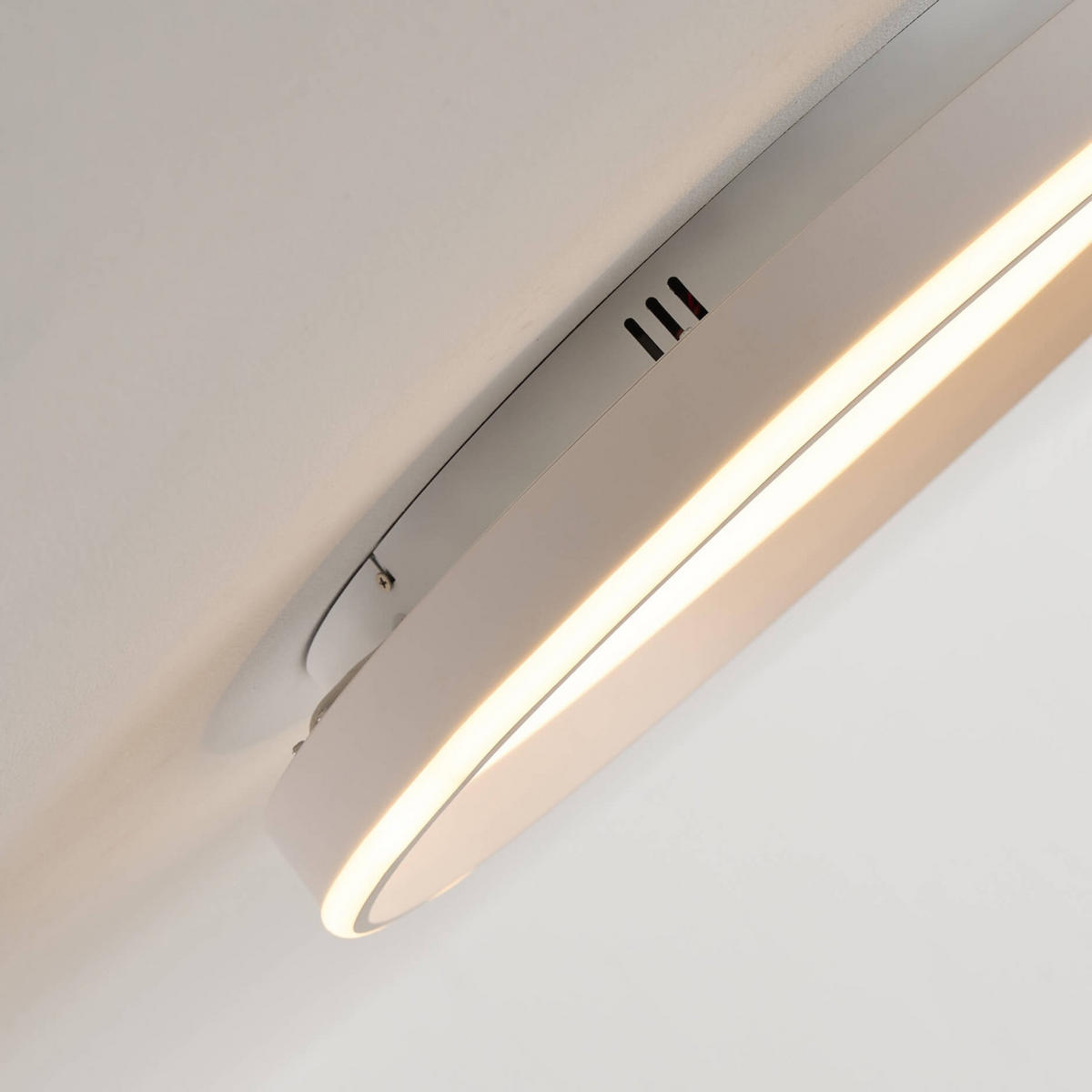 DECKENLEUCHTE Soléane, Weiß, 6.5cm - Weiß, Metall (6/60/6.5cm) - KOSILUM