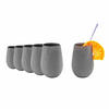 BECHER Stones graphit 465 ml 6er Set - Graphitfarben, Glas (0.465L) - Stölzle Lausitz