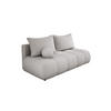 SOFA COCO MINI SCHLAFSOFA mit Bettfunktion, Anthology Stoffbezug, 2-Sitzer, freistehend, Größe: 205x105x97 cm, Esche - Eschefarben, Holz/Textil (205/97/105cm) - DomoHome