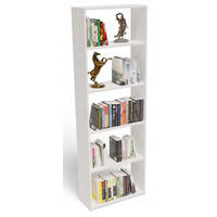 BÜCHERREGAL 60/24 EX3 Weiß 60/24/180 cm - Weiß, Holzwerkstoff (60/180/24cm) - Matkam Möbel