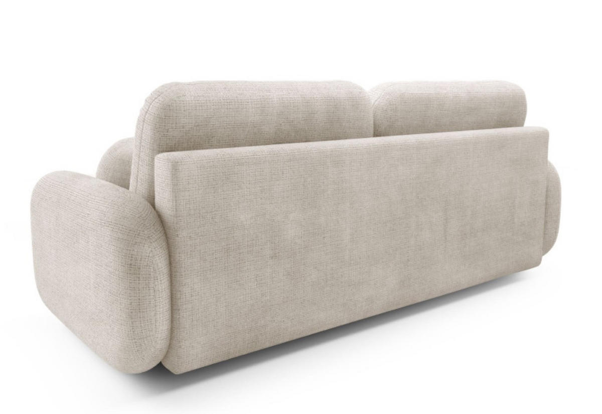 SOFA Beige LEON Mit Schlaffunktion Cremona 14 - Beige, Textil (220/90/92cm) - Sepro Meble