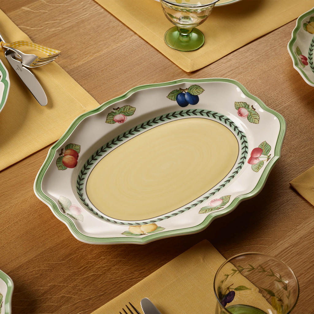 PLATTE French Garden Fleurence bunt - Multicolor, Keramik (26.4/4/36.7cm) - Villeroy & Boch