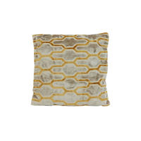DEKOKISSEN Jembana Gelb 45/45 cm - Gelb, Textil (45/45cm) - Light & Living
