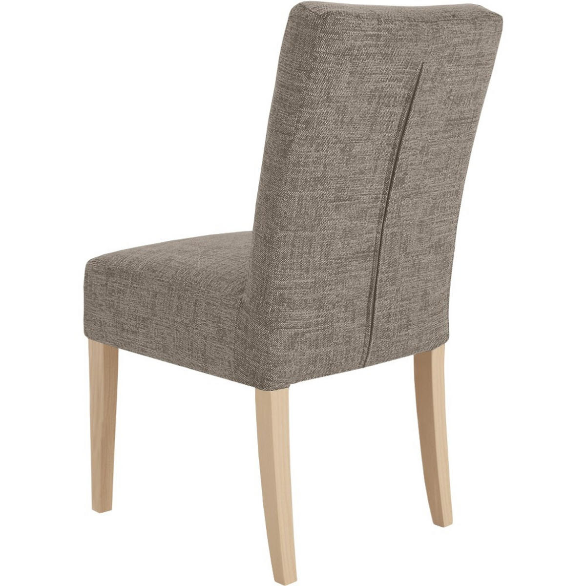 STUHL FREYA mit Buchenholzbeinen, Polsterstuhl, Hellbraun - Hellbraun/Buchefarben, Holz (47/94/42cm) - Beautysofa