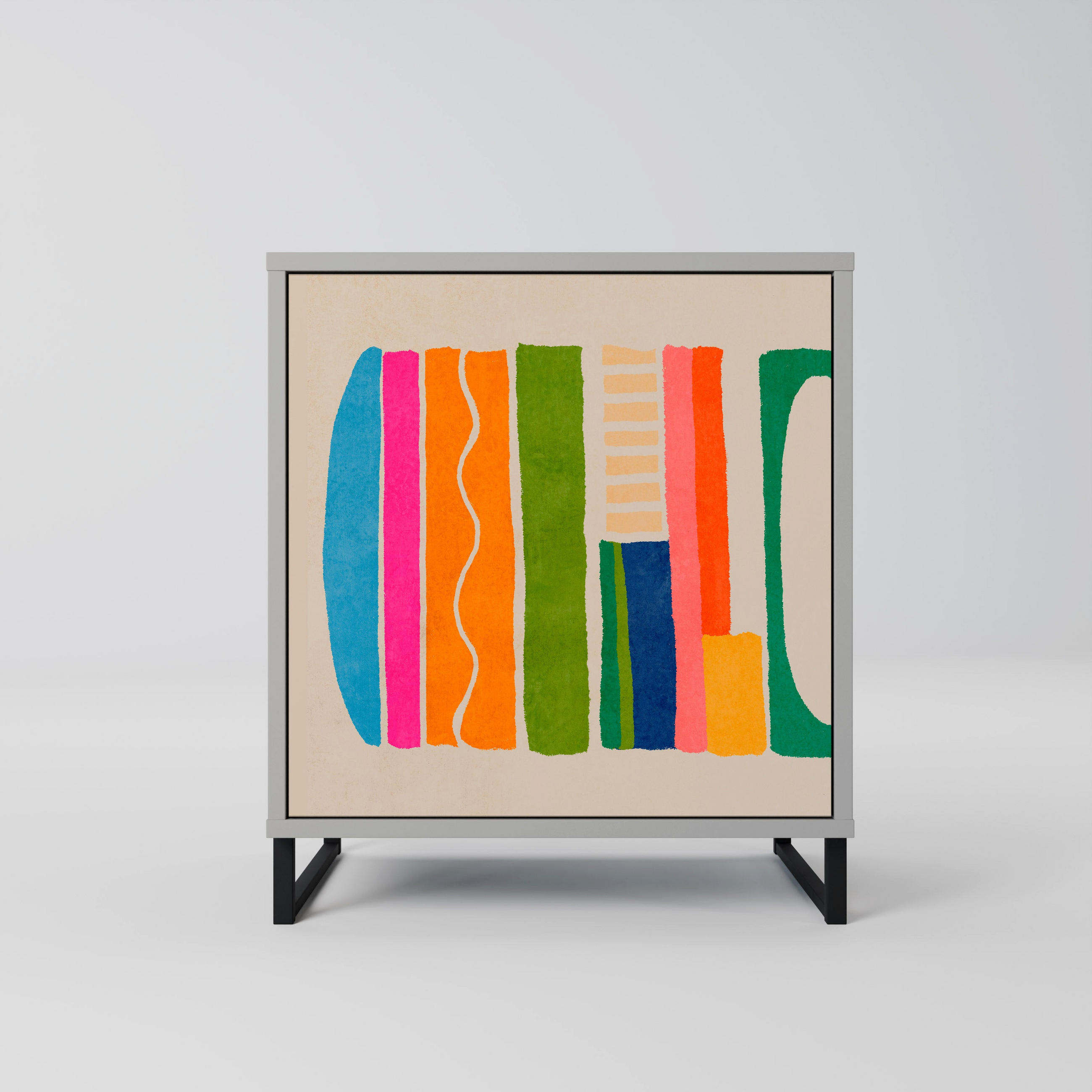 SpaceRebels Sideboard Grau 57.5x67.5x42 cm