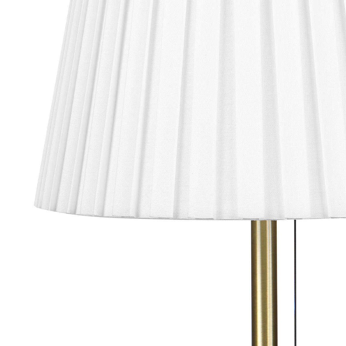 TISCHLAMPE Torysa 23/23/48 cm - Messingfarben, Metall (23/23/48cm) - Beliani