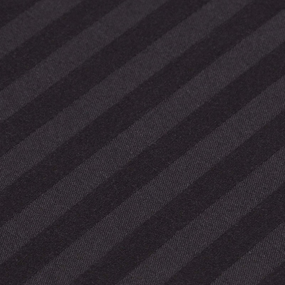 SPANNBETTLAKEN Damast gestreift, 100% Ägyptische Baumwolle - Schwarz, Textil (160/200cm) - Homescapes