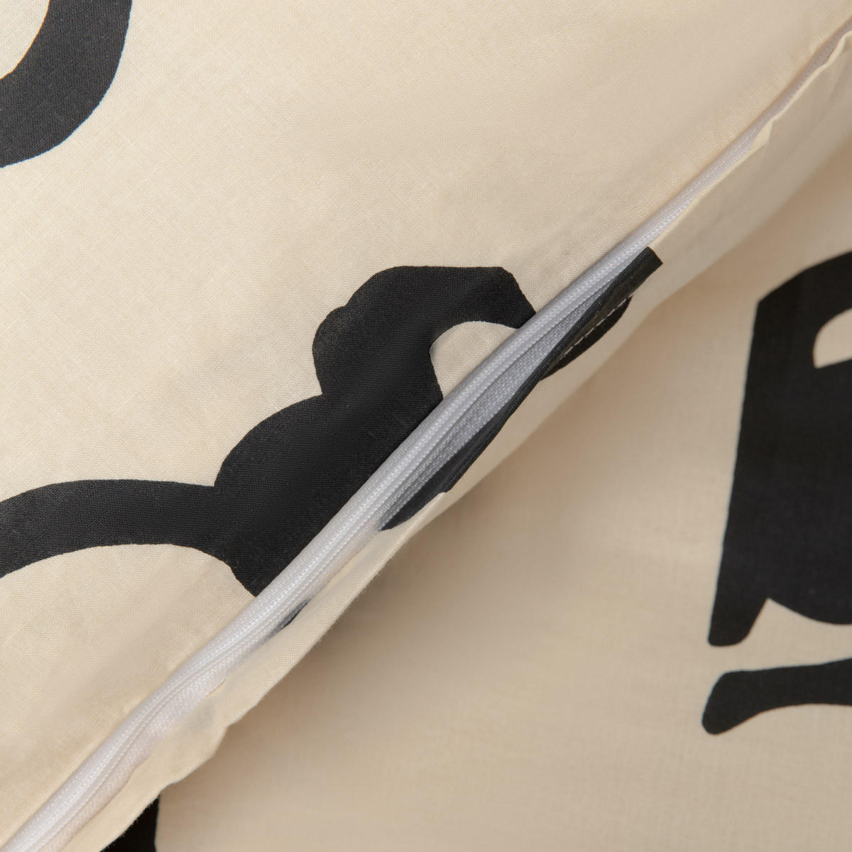 BETTWÄSCHE Poes Baumwolle beige 160/200 cm - Beige, Textil (160/200cm) - Homla