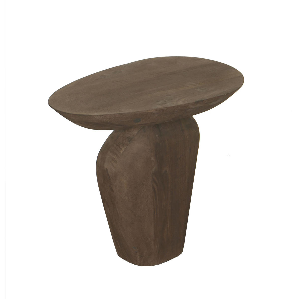 BEISTELLTISCH Harshad Braun 55/35/50cm - Braun, Holz (55/35/50cm) - PTMD Collection