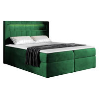 BOXBETT Aspen - Grün, Holz/Textil (200/200cm) - MIRJAN24
