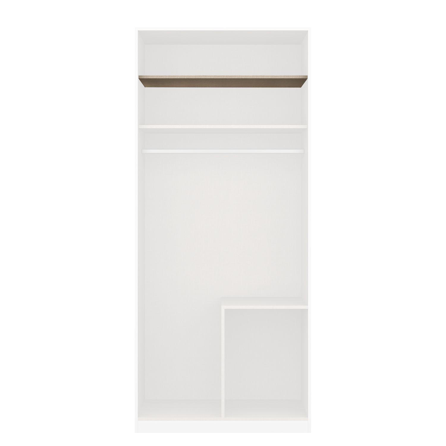 ZUBEHÖRPAKET FÜR DREHTÜRENSCHRANK - Beige, Holzwerkstoff (88/1.6/45cm) - home24