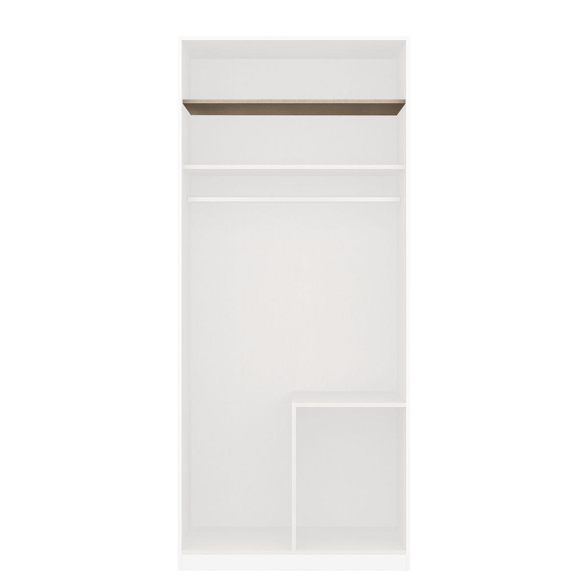 ZUBEHÖRPAKET FÜR DREHTÜRENSCHRANK - Beige, Holzwerkstoff (88/1.6/45cm) - home24
