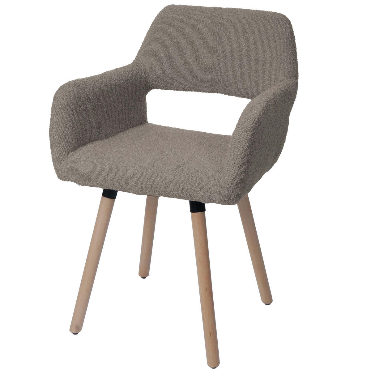 ESSZIMMERSTUHL taupe - Taupe, Textil (56/80/53cm) - MCW