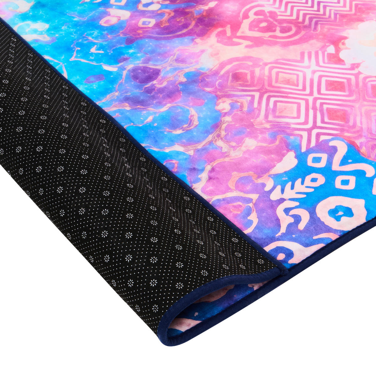 KOBEREC Barevný 200/300 cm Orvella - různobarevná, textil (200/300cm) - Beliani