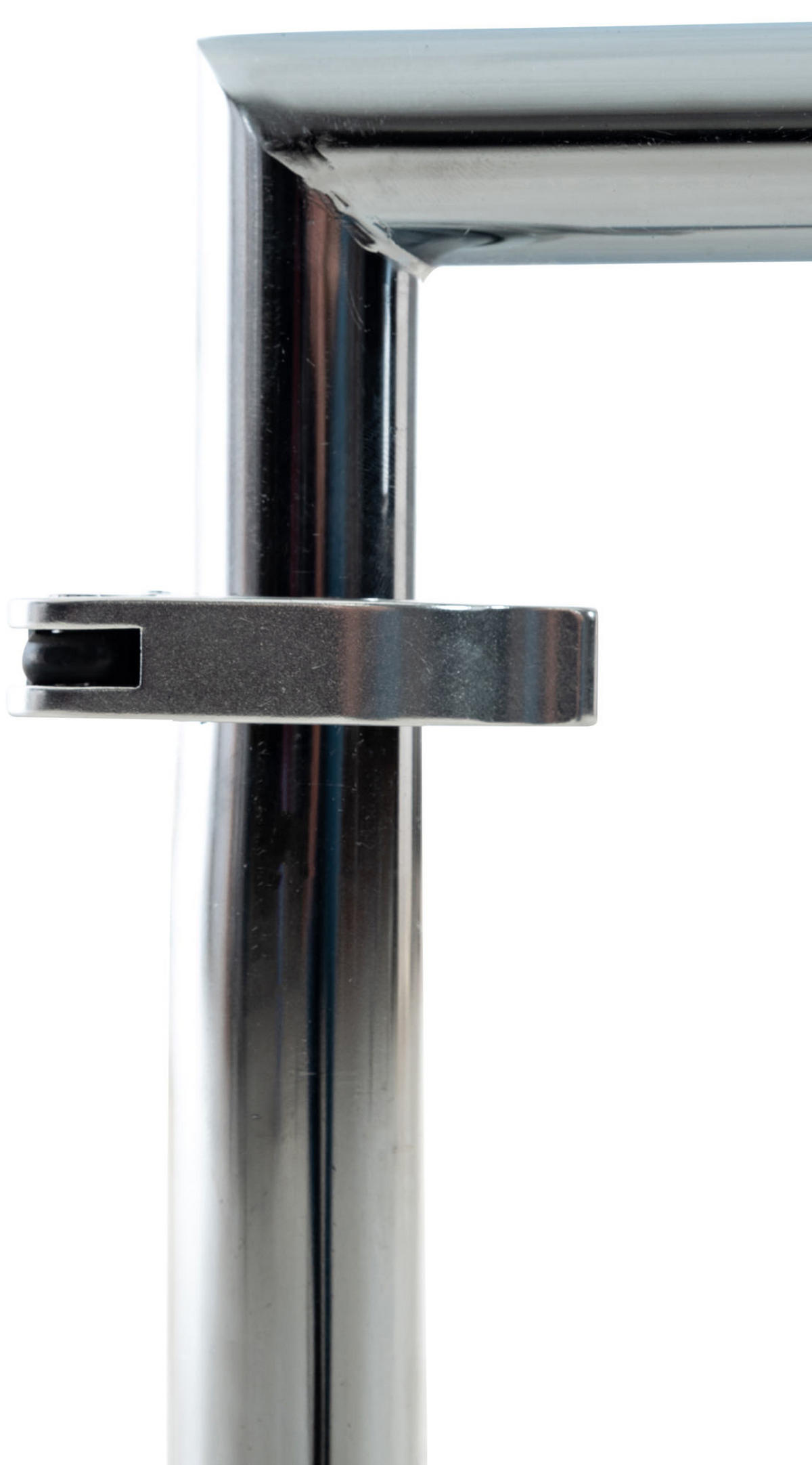 BEISTELLTISCH rund 45 cm Glas klarglas - Klar, Glas/Metall (45/45/41cm) - CLP