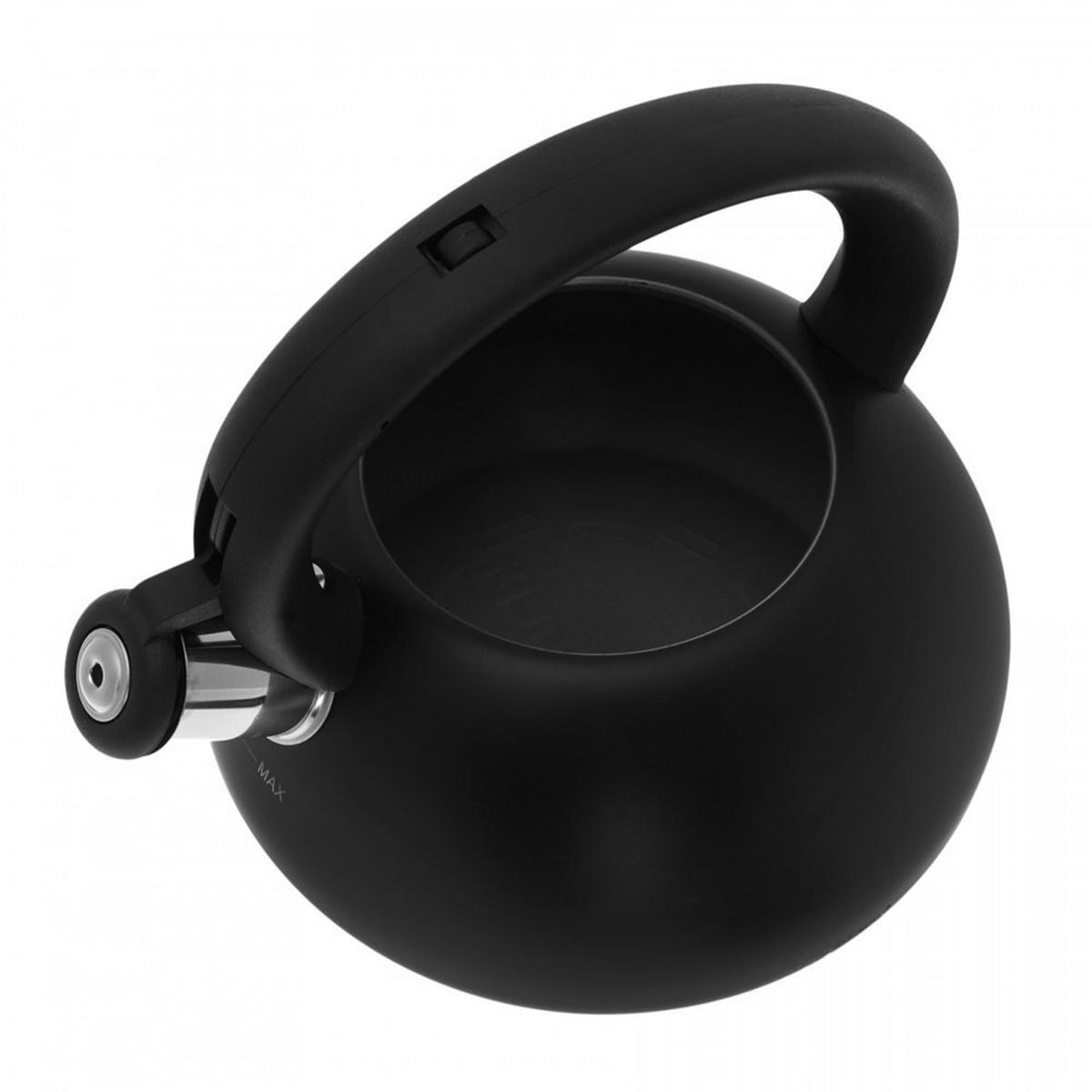 WASSERKESSEL Schwarz 22/22/20 cm KB7368 - Schwarz, Metall (22cm) - Klausberg 