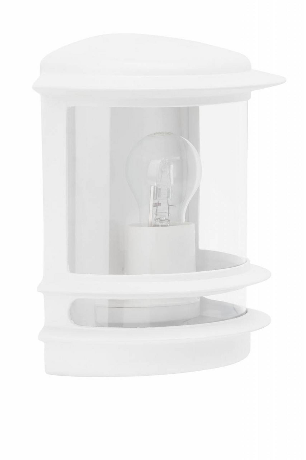 AUSSENWANDLEUCHTE Hollywood 47880/05 - Weiß, Metall (23.5/24/13cm) - Brilliant