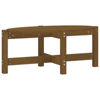 COUCHTISCH Honigbraun 87x48x35 cm Massivholz Kiefer - Braun, Holz (87/48/35cm) - furnicato