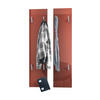 GARDEROBENPANEEL Wandpaneel Bordeaux Hochglanz - Bordeaux, Holzwerkstoff (120/28/2cm) - Vladon